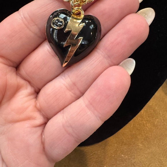 Upcycled charm necklace - Picture 2 of 3